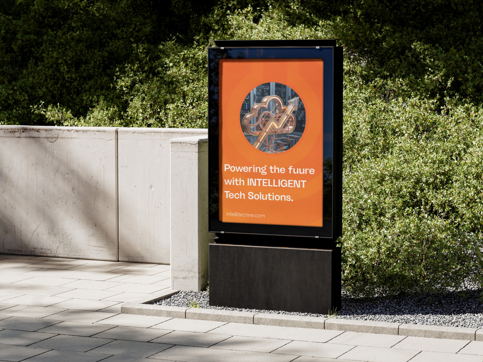 Environmental application at billboard scale.